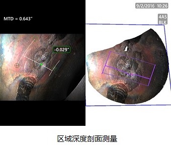 高清GE內(nèi)窺鏡MentorVisualiQHD區(qū)域深度剖面測(cè)量